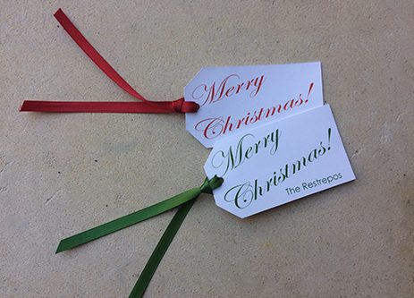 Merry Christmas Hasnging Gift Tags2