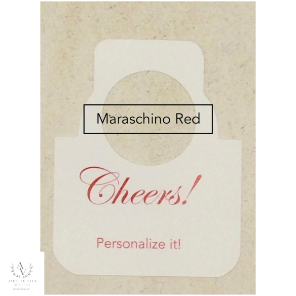 Bottle/Wine Tag "Cheers!"---Personalized! - Image 3